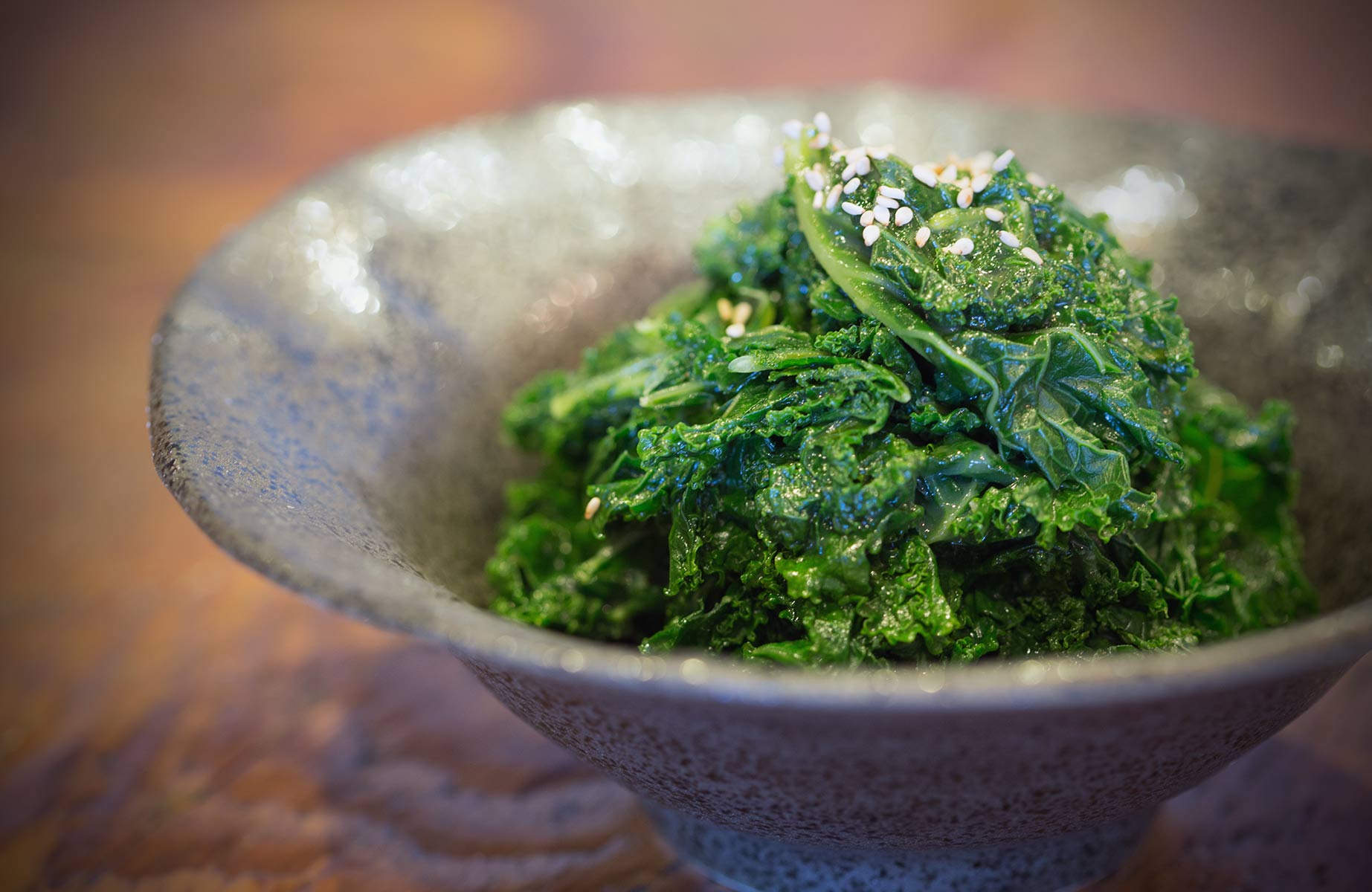 kale on a plate