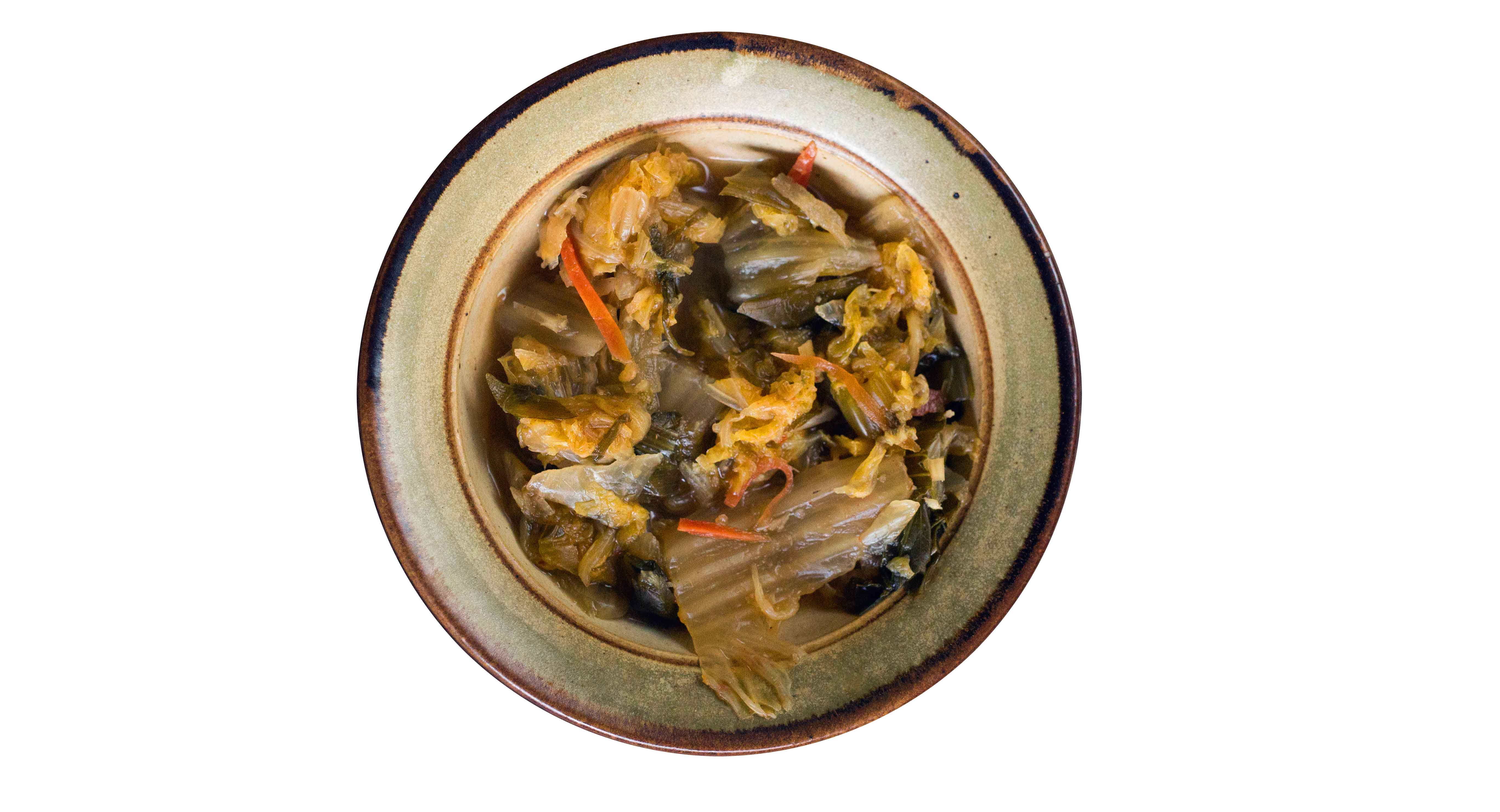 Kimchi on a plate
