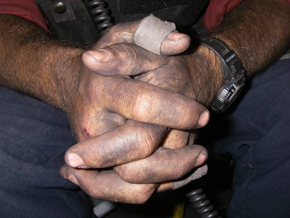 firefighter-hands