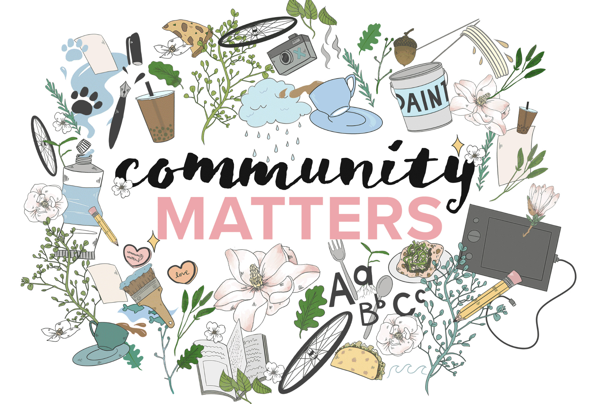 Community Matters cover page illustration