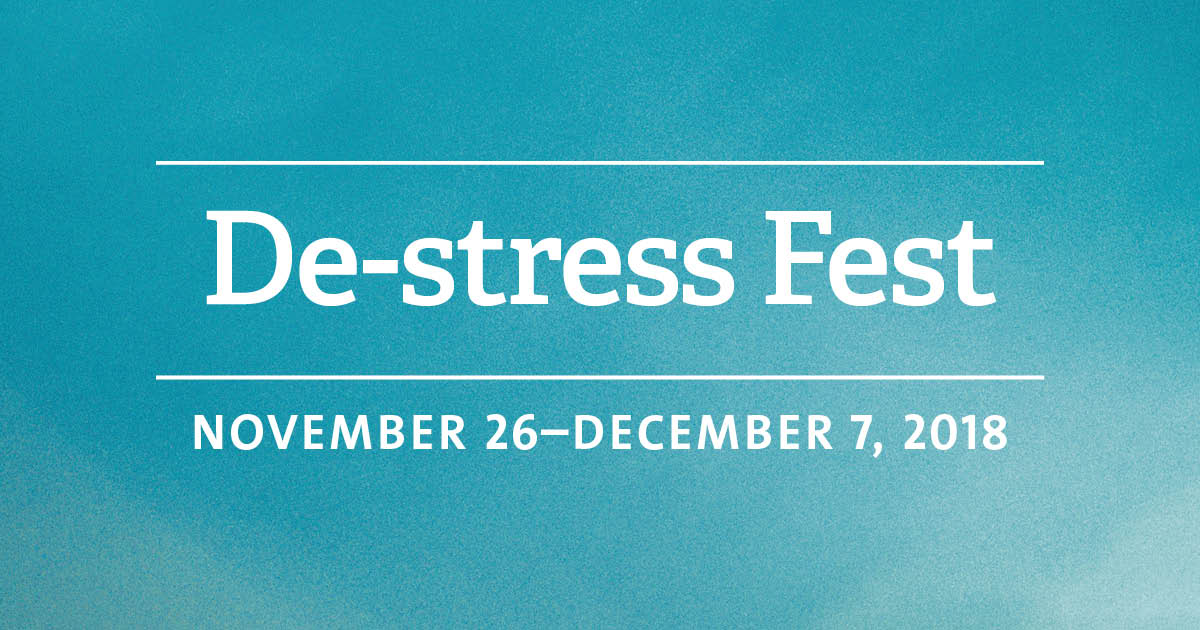 De Stress Fest Facebook