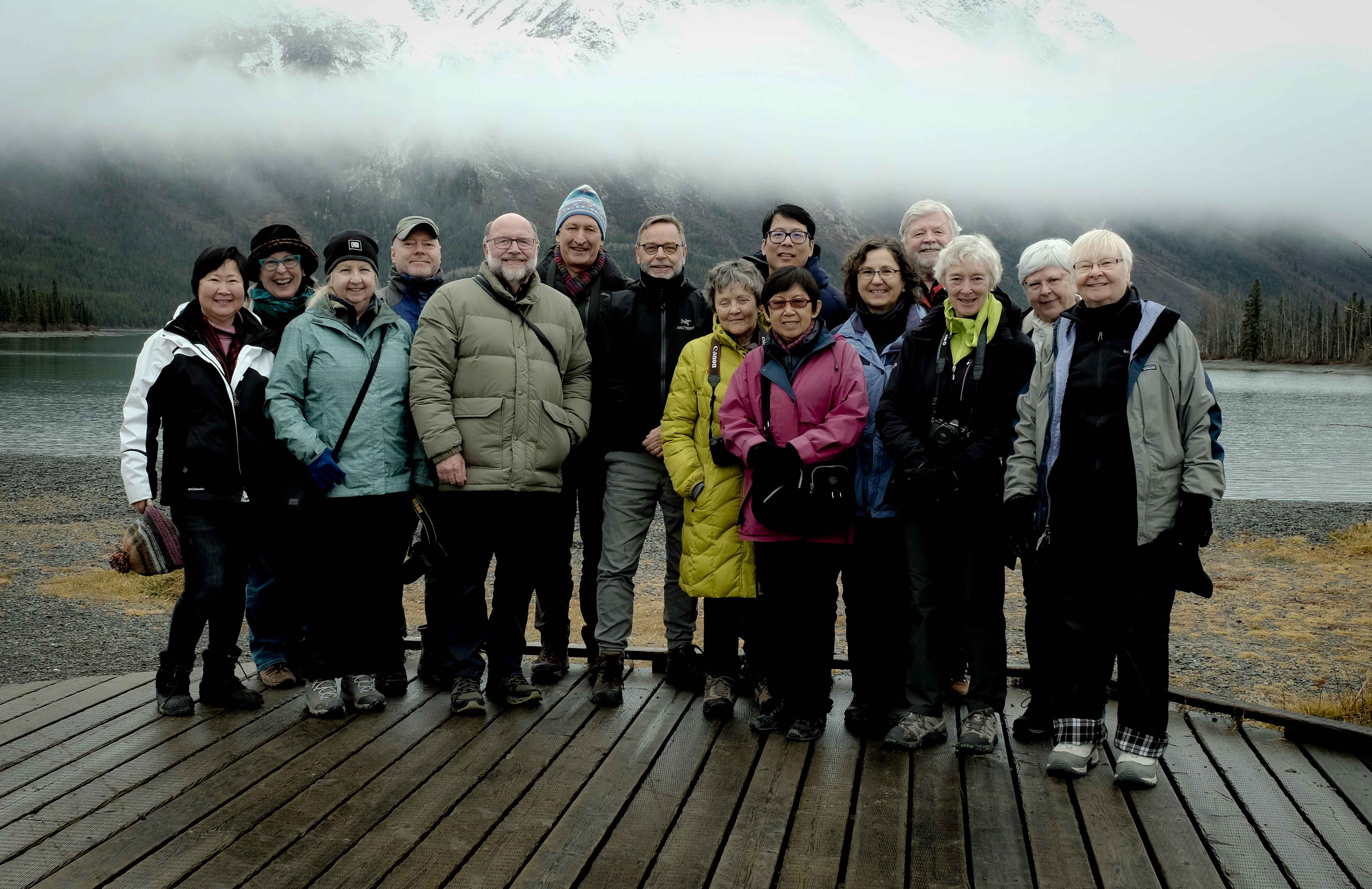 Kathleen Lake Kluane National Park Yukon  Group Shot